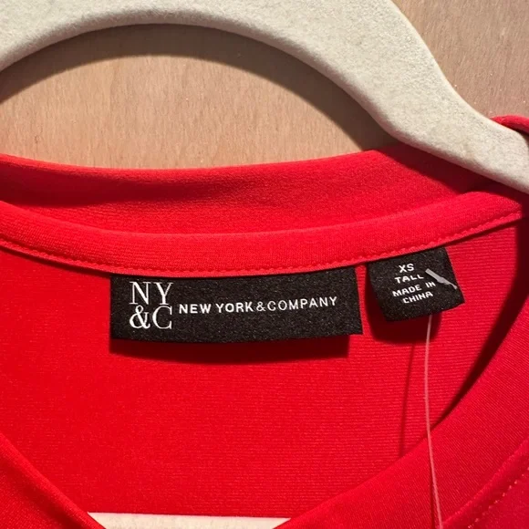 NY&Co. Long Red Dress - Picture 4 of 4